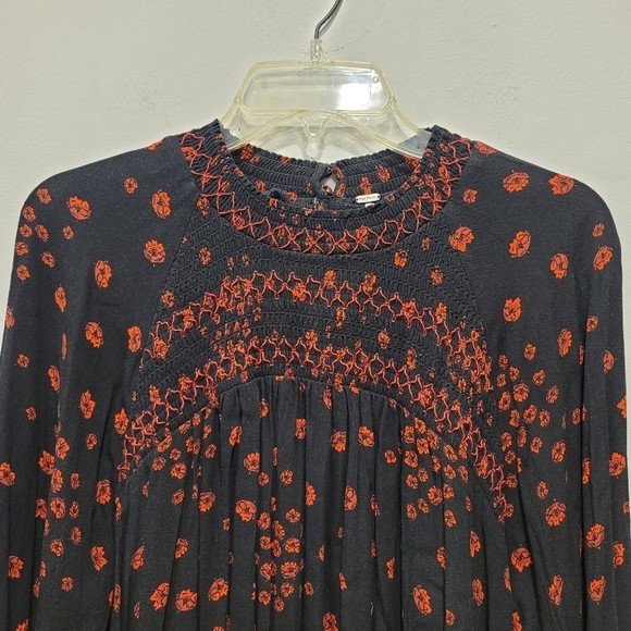 Free People "Flowers in the Hair" Smock Tunic ‐ L - Picture 4 of 9